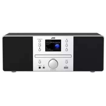 JVC RD-E874B All-in-One-Audiosystem, Internet/DAB+/UKW-Radio, CD, Bluetooth, 20 W, Schwarz