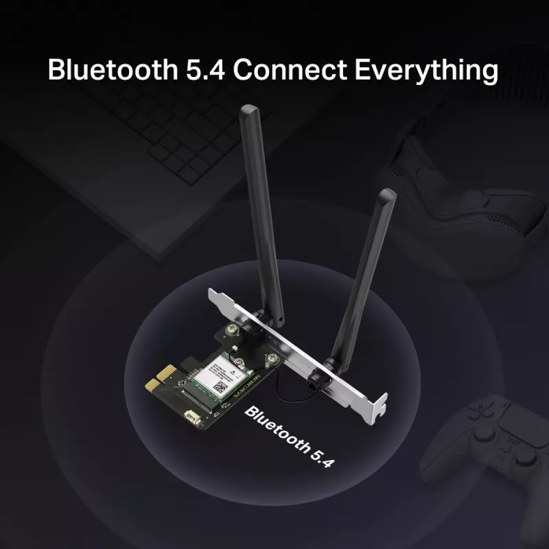 Mercusys MA70XE AX1800 Wi-Fi 6 Bluetooth PCI-Express-Adapter, Dualband
