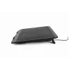 Gembird NBS-1F15-04 Notebook-Kühlständer mit 12-cm-Lüfter, bis 15 Zoll, schwarz