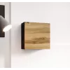 Cama Wohnzimmer-Schrankset VIGO 23 schwarz/Wotan-Eiche