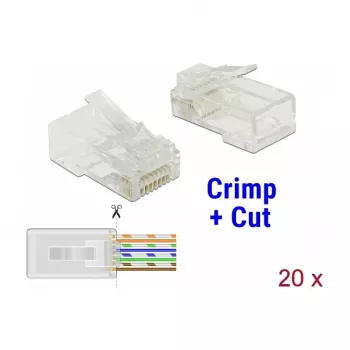 Wire Connector DeLOCK 86451 RJ-45 Transparent