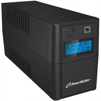 PowerWalker VI 850SE LCD/IEC USV (unterbrechungsfreie Stromversorgung) Line-Interactive 0,85 kVA 480 W 4 Steckdosen