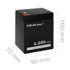 Qoltec 53033 AGM-Akku 12 V 4,5 Ah, max. 1,35 A, wartungsfrei