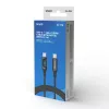 Savio CL-174 USB-C-auf-USB-C-Kabel, 100 W, Power Delivery/Quick Charge, digitale Anzeige, 1 m, grün