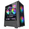 Tacens Mars MC-VORTEX mATX-Gehäuse, schwarz, 3x 120 mm FRGB-Lüfter