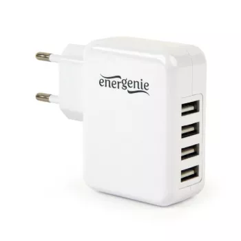 USB-Ladegerät Universal Weiß/4-Port EG-U4AC-02 GEMBIRD