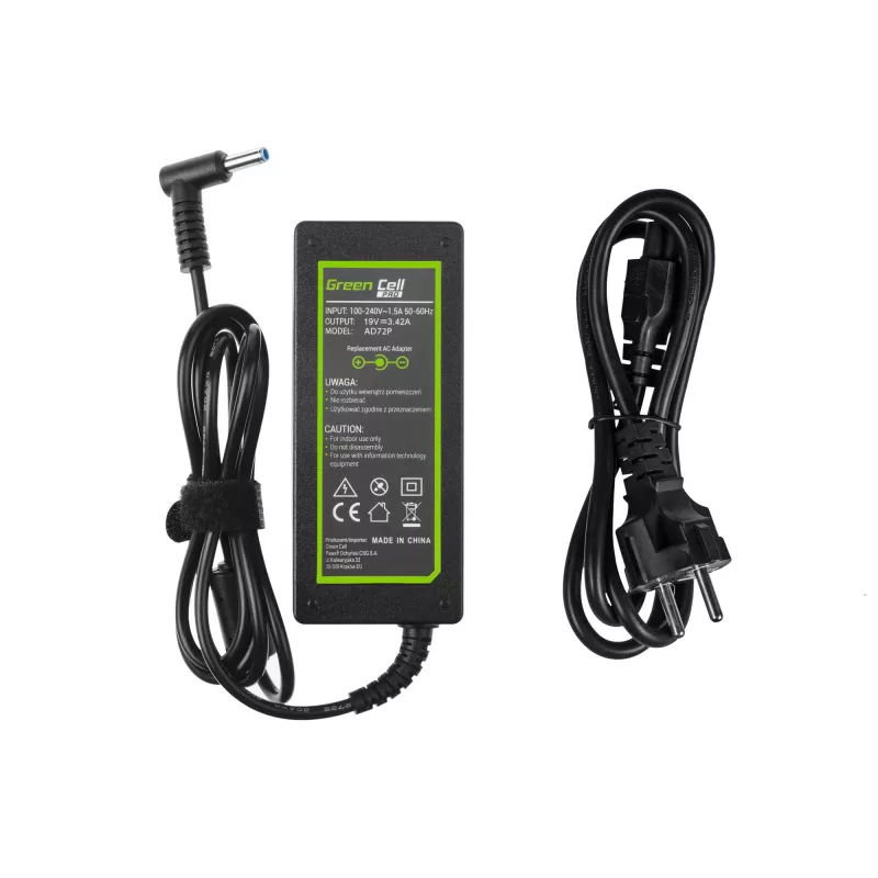 Netzteil Green Cell AD72P Indoor 65W Schwarz