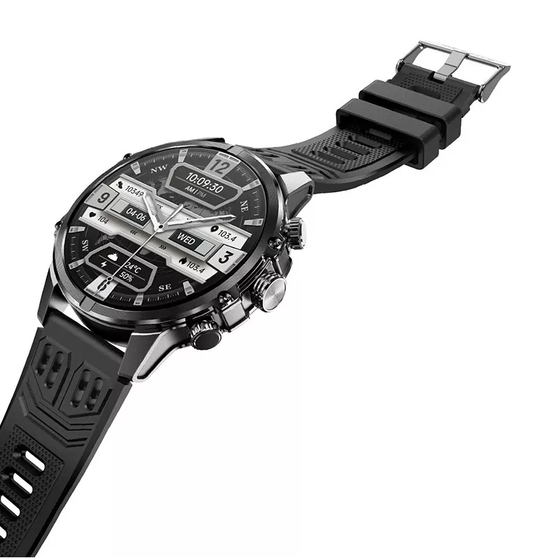 Smartwatch BlitzWolf BW-AT6 plus – schwarz, Herzfrequenzmesser, Fitness-Tracker
