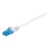 Goobay CAT 6a U/UTP CU 1m Weiß