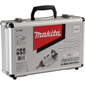 Makita EZYCHANGE BIM-Lochsägenset Universal E-12295, Ø 25–76 mm, 9-teilig