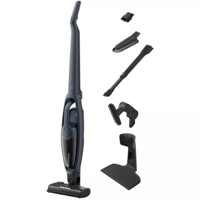 AEG Clean 5000 AS52CB18DB Akku-Stielstaubsauger, 0,3 l, Denim Blue