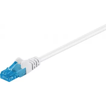 Goobay CAT 6a Patchkabel, U/UTP, Weiß, 3 m - LSZH Halogenfrei, Kupfer (59827)