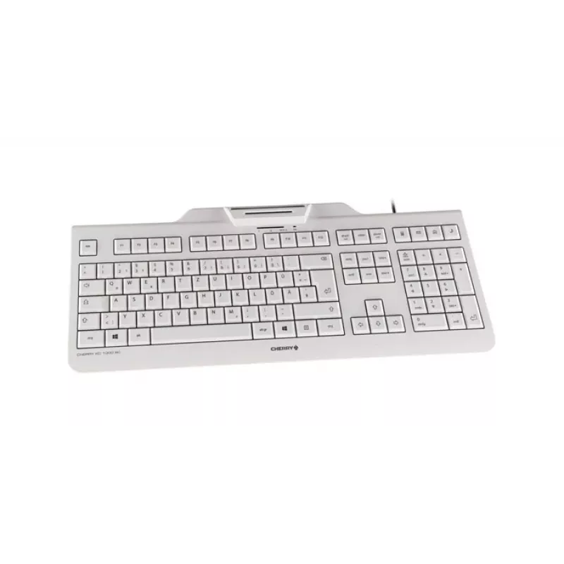 CHERRY KC 1000 SC Kabelgebundene Smartcard-Tastatur Hellgrau USB QWERTY UK