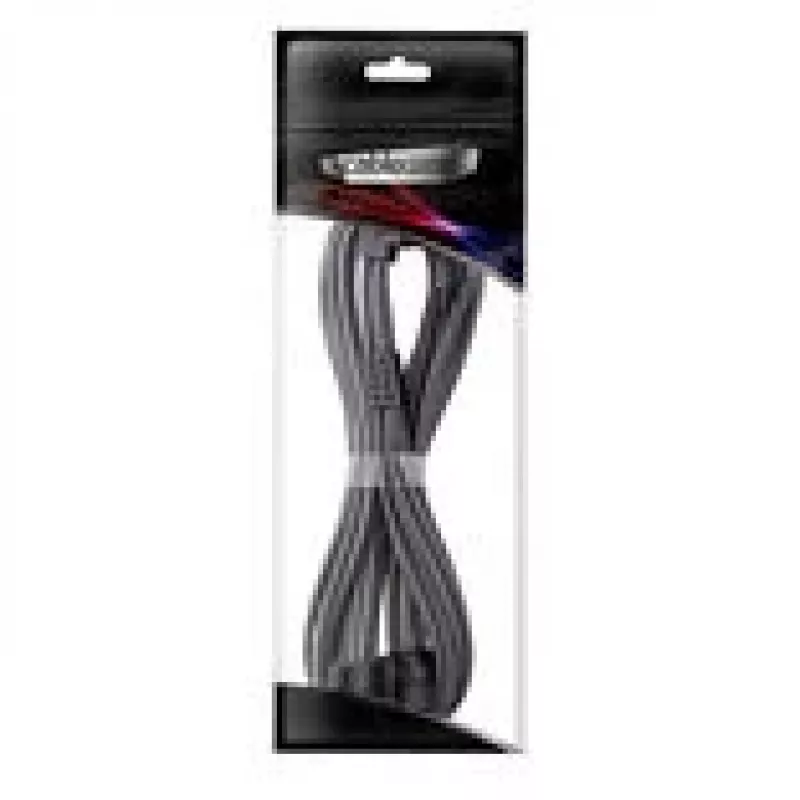 CableMod C-Series Pro Anschlusskabel, Variante A, 90°, 16-Pin auf 2x 8-Pin PCIe, Carbon