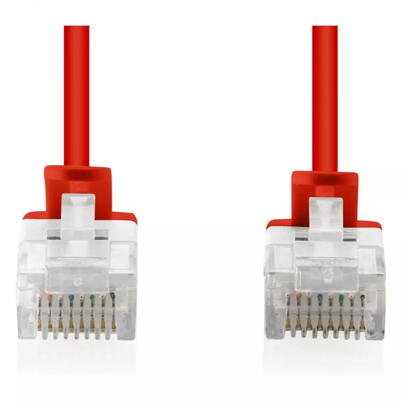 Patchkabel DIGITUS CAT 6 U-UTP schlank, 1 m, rot