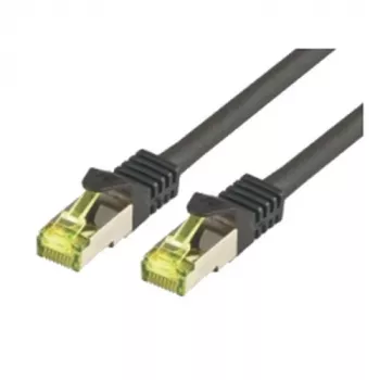 Netzwerkkabel M-Cab CAT7 S-FTP PIMF RJ-45 15m Schwarz