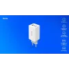 SAVIO LA-07 GaN 65W Netzteil, USB, QC4.0+, PD 3.0, Weiß