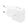 Wand-USB-C-Ladegerät Samsung EP-T2510 25W Weiß, universelles Innenbereich-Schnellladegerät mit PPS