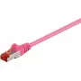 Microconnect SSTP601PI Netzwerkkabel Pink 1 m Cat6 S/FTP (S-STP)