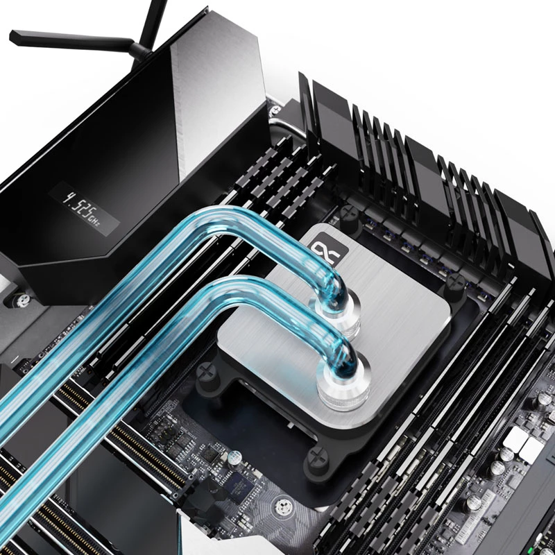 Alphacool Core 1 13444 CPU-Wasserkühler, LGA1700/LGA1851/AM4/AM5, silber