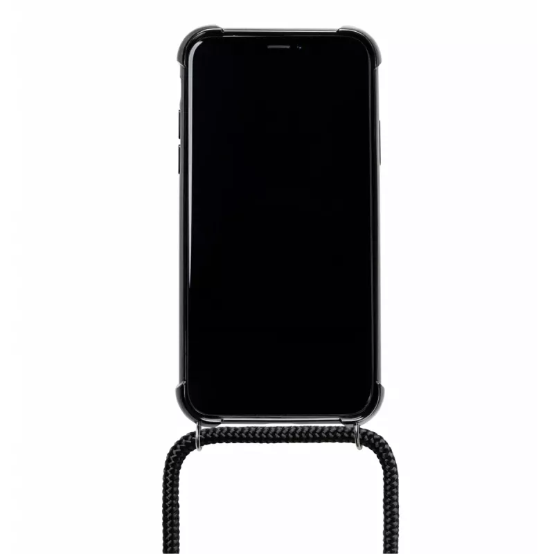 Lookabe Necklace Snake Edition Handyhülle für iPhone XR, Silber/Schwarz