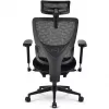Bürostuhl Sharkoon OfficePal C40 — schwarz, ergonomisches Design, höhenverstellbar