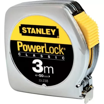 Maßband Stanley 0-33-218 3m Metallic Gelb