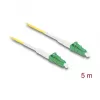 DeLOCK InfiniBand/Glasfaserkabel 5 m LC LC/APC Gelb 9 µm OS2