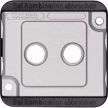 Merten 294660 Abdeckrahmen/Blende Silber (294660)
