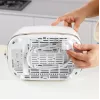 Toaster Taurus TO800P 2-Scheiben 800 W Weiß mit Tasten- und Drehreglersteuerung
