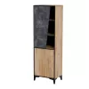 Regal cama meble OVO 2D Bücherregal 50×38×182,5 cm Eiche/Beton