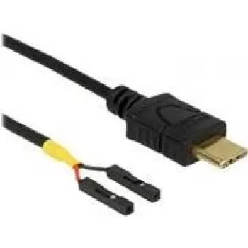 USB-Kabel DeLOCK 85473 0,5m USB C Schwarz