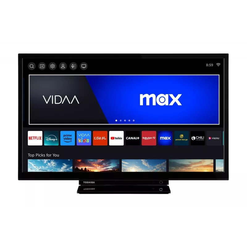 Fernseher Toshiba 24WV3F63DG 24 Zoll LED-Display HD-Auflösung