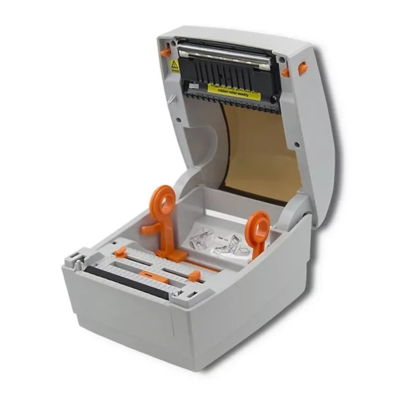 Qoltec 50243 Etikettendrucker LTP-0243 | Thermo | Hohe Geschwindigkeit | 203 dpi | USB | LAN