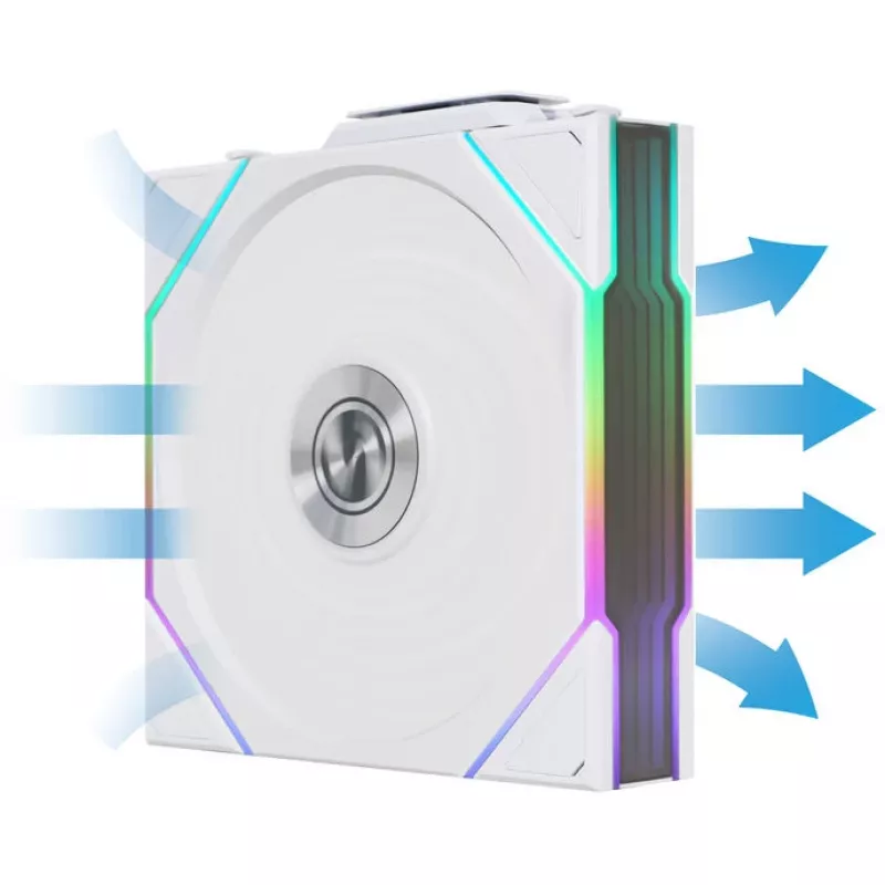 Gehäuselüfter Lian Li UNI FAN TL Wireless 120 Weiß (Modell 12TL1W1W)