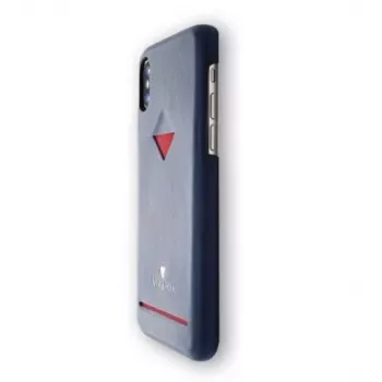 Karten-Slot-Rückenschale VixFox für iPhone 7/8 Plus – marineblau, rückseitige Schutzhülle mit Kartenfach