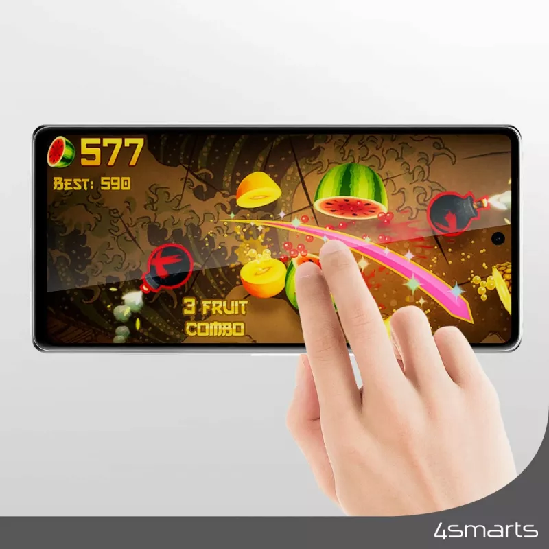 Klare Displayschutzfolie 4smarts Samsung Galaxy A35 Gehärtetes Glas