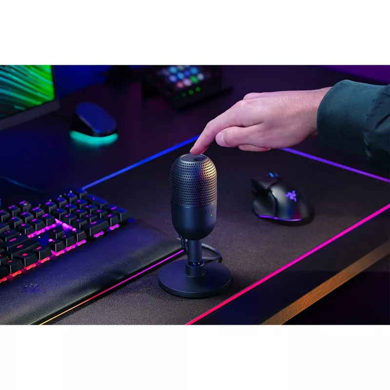 Tischmikrofon Razer Seiren V3 Mini, USB-C, Superniere, 20–20000 Hz, 96 kHz, 24-bit, schwarz