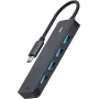 Rapoo 11416 USB-C-Hub, USB-C auf USB-A, Grau