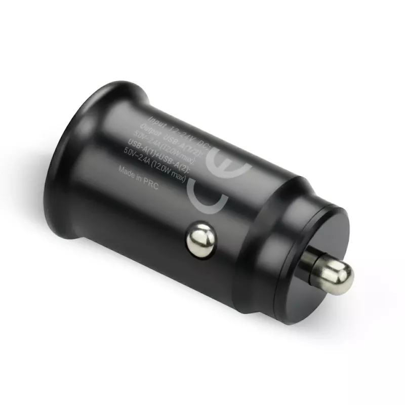 everActive CC-25C Kfz-Ladegerät, 2x USB 12 W, mit USB-C-Kabel