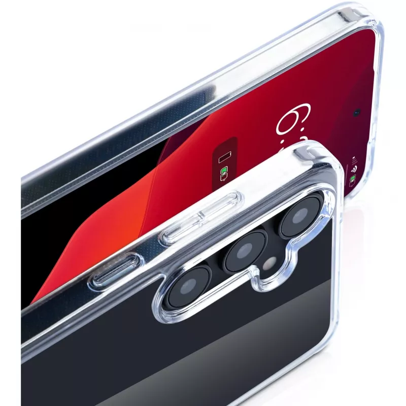 nevox StyleShell SHOCKFlex 2463 Handyhülle für Samsung Galaxy S25+, Polycarbonat/TPU, Transparent