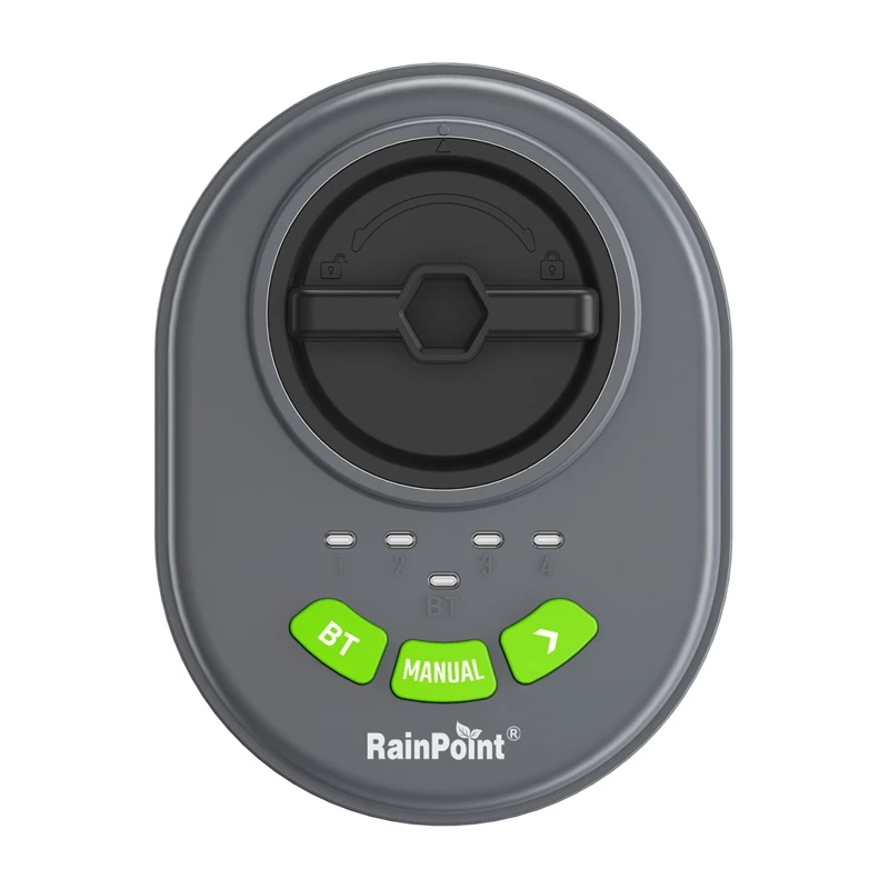 Bewässerungssteuerung RainPoint HIC406B — 4-Zonen-Bluetooth-App-Steuerung