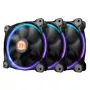 Thermaltake Riing 14 LED 256 Color CL-F043-PL14SW-B Gehäuselüfter 140 mm, 3er-Pack, 600–1400 U/min, 4-Pin