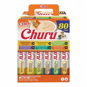 INABA Churu Chicken Mix - Katzenleckerli - 80x14g