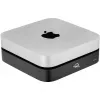 OWC miniStack STX Thunderbolt 4 stapelbares Speichergehäuse mit Hub, 2 Einschübe (SATA + NVMe), Schwarz