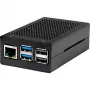 Joy-IT RB-AlucaseP5-01B SBC-Gehäuse Raspberry Pi Aluminium Schwarz (RB-AlucaseP5-01B)