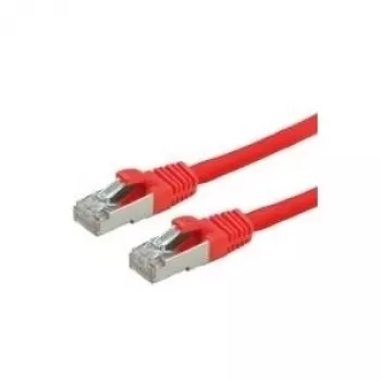 VALUE S/FTP-(PiMF-)Patchkabel Cat.6, LSOH, Rot, 1m (21.99.1231)