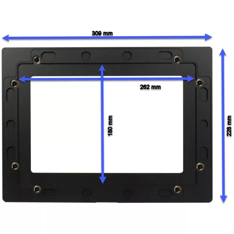 Rahmen für ALLNET Tablet ALLTCover10NWv1 — weiß, 309 × 228 mm, 280 g
