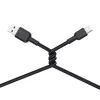 USB-A-auf-USB-C-Kabel Aukey CB-NAC1, 1 m, geflochtenes Nylon, USB PD 60 W, USB 2.0