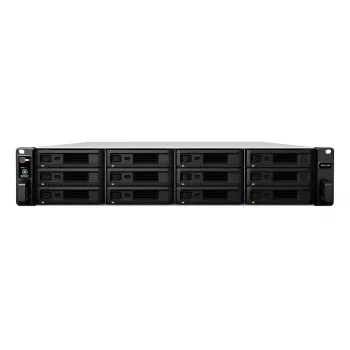 Synology - RX1217 - 2U 12-BAY-ERWEITERUNGSEINHEIT - 12x 3,5/2,5 Zoll HDD/SSD - 88 x 430,5 x 664 mm - 12,7 kg - 500 W
